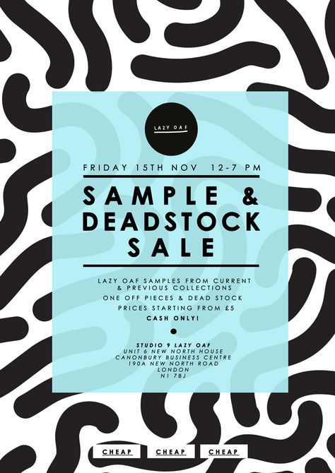 SAMPLE-SALE-DEAD-STOCK Sample Sale Poster, Anime Postcard, Fashionable Mom, Poster Sale, Newsletter Layout, Email Template Design, Email Marketing Design, Graphics Layout, Food Graphic Design