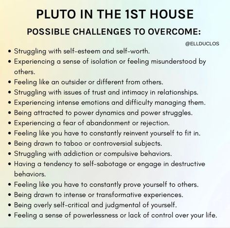 Pluto In 1st, Alt Hippie, 1st House, Ex Quotes, Astrology Planets, Tarot Card Spreads, Witch Spirituality, Birth Chart Astrology, Astrology Chart