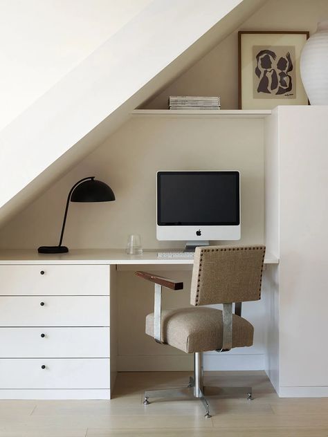 Victorian Factory, Unique Office Furniture, Unique Office Spaces, Slanted Roof, Attic Office, Crittal Windows, London Fields, Loft Office, Slanted Ceiling