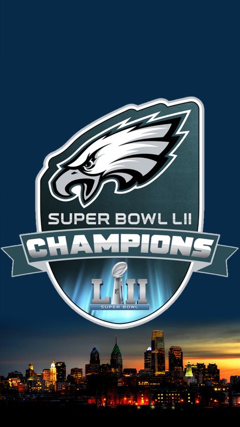 Philadelphia Eagles Super Bowl Champions Cricket Logos, Fly Eagles Fly Philadelphia, Philadelphia Eagles Baby, Philadelphia Eagles Wallpaper, Eagles Wallpaper, Super Bowl 52, Eagles Win, Nfl Wallpaper, Nba Logos