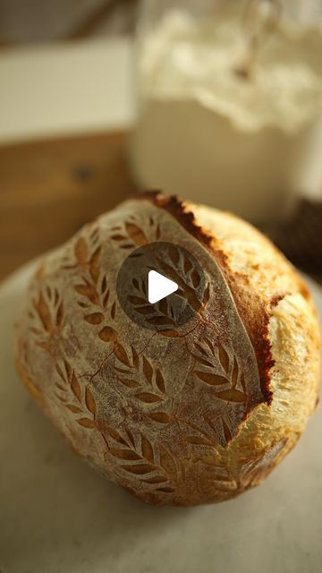 Boule Scoring, Sourdough Feeding, Sourdough Scoring Patterns, Feeding Sourdough Starter, Feeding Sourdough, Scoring Sourdough, Scoring Patterns, Wheat Stalk, Bread Sourdough