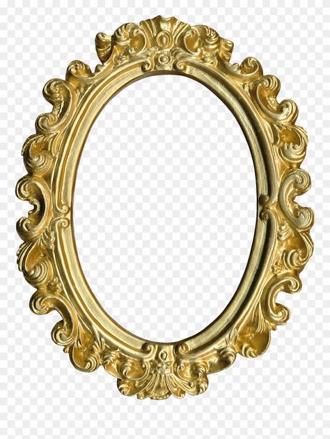 Vintage Mirror Frame, Mirror Png, Fancy Mirror, Fancy Frames, Belle Birthday Party, Fancy Mirrors, Belle Birthday, Party Frame, Jimin Birthday