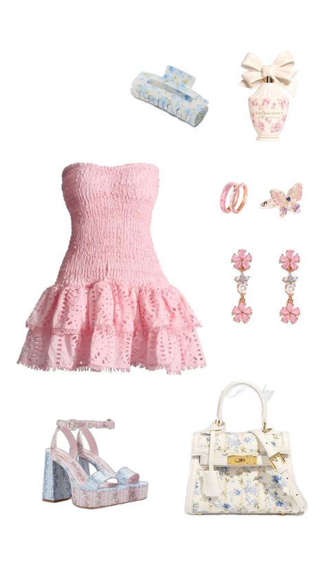 #pinkootd #purse #jewelry #girlyootd Shein Outfits, Spring Fits, Pink Vibes, Cute Everyday Outfits, Pink Outfits, Pink Princess, Pink Outfit, Purse Jewelry, Girly Outfits