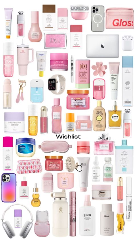 Xmas List Ideas, Girly Christmas Gifts, Cute Christmas Ideas, Preppy Gifts, Makeup Bag Essentials, Cute Birthday Ideas, Sephora Skin Care, Preppy Christmas, Perfect Skin Care Routine