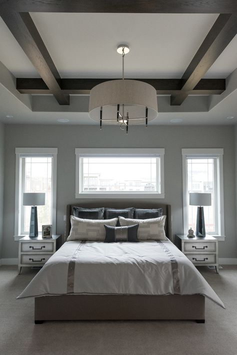 Small Tray Ceiling Ideas, Farmhouse Tray Ceiling, All White Tray Ceiling, Wood Tray Ceiling Bedroom, Tray Ceiling Ideas Bedroom Master Suite, Master With Tray Ceiling, Beams In Tray Ceiling, Tray Ceiling Simple, Tray Ceiling Ideas Bedroom