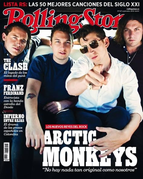 Arctic Monkeys on the cover of Rolling Stone Rolling Stone Magazine Cover, Matt Helders, The Wombats, The Last Shadow Puppets, Monkey 3, Last Shadow, Artic Monkeys, Shadow Puppets, Music Magazines