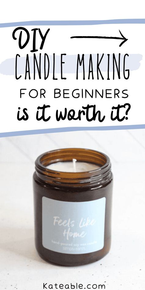 Easiest DIY Candles for Beginners - Candle Making For Beginners Diy Videos, Candle Making For Beginners Diy, Diy Soy Candles With Essential Oils, Diy Candles With Essential Oils, Diy Wax Candles, How To Make Candles Scented, How To Make Candles For Beginners, Diy Spell Candles, Make Candles Diy