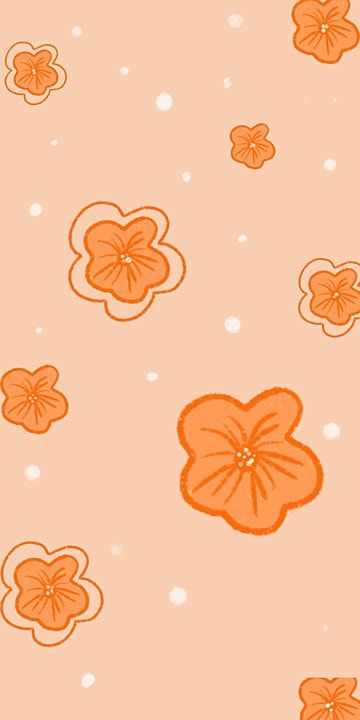 Wallpaper Powerpoint, Flower Background Images, Mobile Phone Wallpaper, Watercolor Flower Background, Flower Mobile, Fruit Wallpaper, Spring Wallpaper, Orange Aesthetic, Preppy Wallpaper