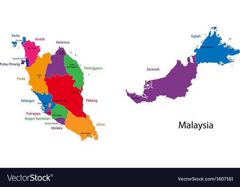 Malaysia Map Aesthetic, Peta Malaysia Aesthetic, Peta Malaysia Lengkap, Malaysia Map Illustration, Peta Malaysia, Map Of Malaysia, Malaysia Map, South Africa Map, Maps Aesthetic