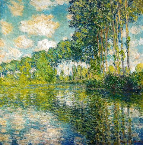 Claude Monet - Poplars on the Epte, 1891 at the National Gallery of Scotland Edinburgh Scotland by mbell1975, via Flickr Monet Art Wallpaper, Impressionism Wallpaper, Monet Paintings Wallpaper, Monet Paintings Impressionism, Artist Monet, Claude Monet Paintings, Claude Monet Art, Galleria D'arte, Monet Art