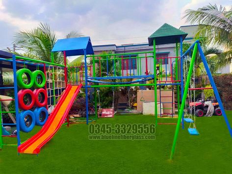 School Playground Equipment, Whatsapp Pictures, Monkey Bar, Metal Swings, Preschool Programs, Wooden Playset, School Playground, Monkey Bars, Karachi Pakistan