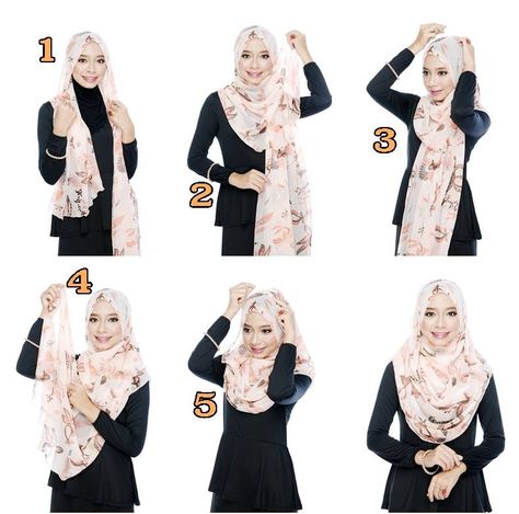 by shawlforyou Hijabi Reference, Tutorial Hijab Pesta, Square Hijab Tutorial, Lounge Wear Stylish, New Hijab Style, How To Wear Hijab, Modele Hijab, Outfit For Work, Style Tutorial