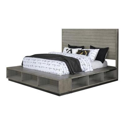 Bed With Underbed, Contemporary Storage, Eastern King Bed, Platform Storage, King Storage Bed, Lit King Size, California King Bedding, Bed Size, Size King