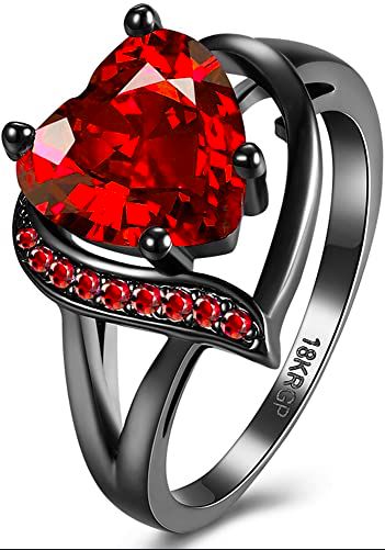 #wattpad #romance For that faze of thirsting for a HH character- (this has no exact order, just having fun. you can put requests if you want) Wedding Rings Red, Red Diamond Ring, Promise Band, Romantic Woman, Dragon Ring, Shell Ring, Bella Swan, Red Diamond, Zircon Ring