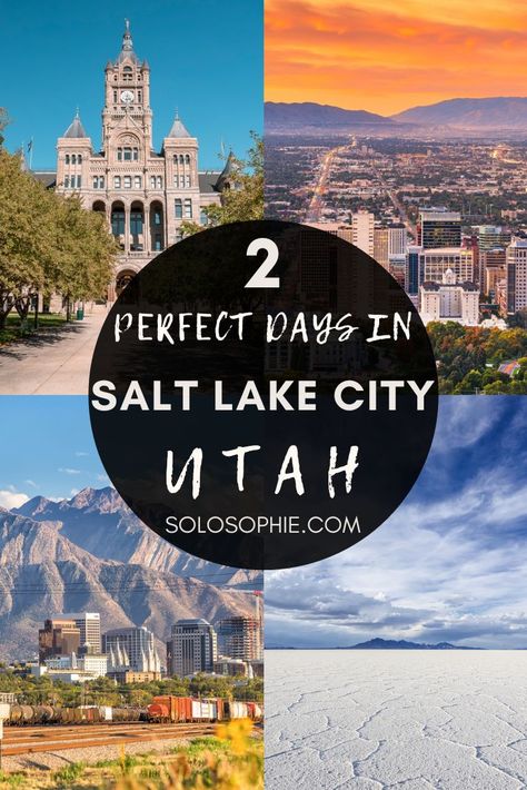 The Perfect 2 Day Weekend in Salt Lake City Itinerary You'll Love Salt Lake City Utah Downtown, Salt Lake City Utah Winter, Utah Winter, Salt Lake City Downtown, Antelope Island, Salt Lake Temple, Utah Usa, Photography Guide, Romantic Weekend