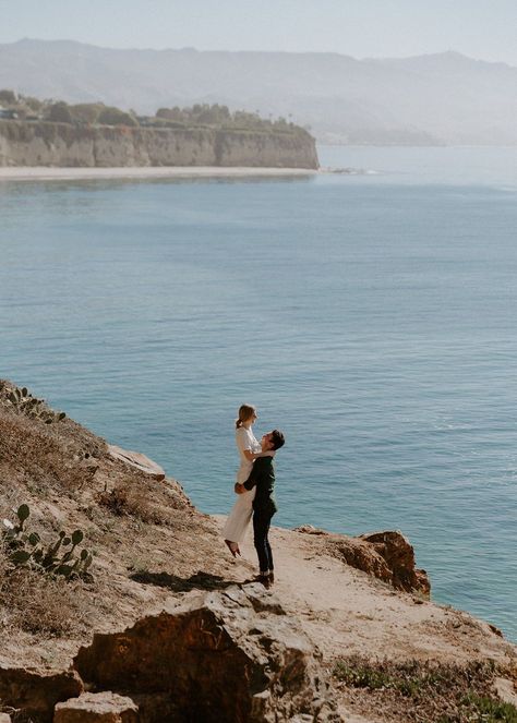 Intimate Beach Engagement Photos, Montauk Engagement Photos, Modern Beach Engagement Photos, Los Angeles Proposal, Malibu Engagement Shoot, Point Dume Engagement Photos, Los Angeles Engagement Photo Locations, Engagement Shoot Film, Engagement Photos California