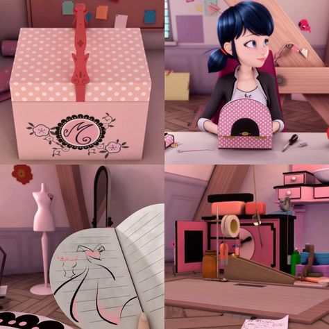 Miraculous Room Ideas, Marinette Room, Marinette Aesthetic, Miraculous Costume, Catnoir And Ladybug, Ladybug Theme, Miraculous Ladybug Wallpaper, Miraculous Ladybug Fanfiction, Marinette Dupain Cheng