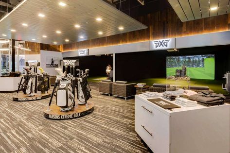 Golf Technology, Golf Club Fitting, Golf Simulator Room, Sports Fashion Design, Golf Simulators, Club Fits, Golf Shop, Top Golf, Golf Apparel