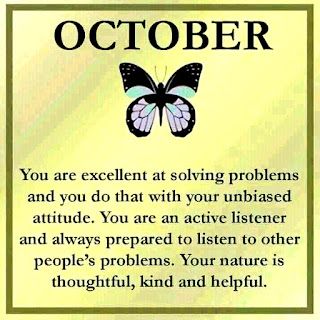 Birthday Month Dp, October Birthday Quotes, Month Personality, Dog Birth, Birthday Quote, People Problems, Life Habits, Short Words, October Birthday