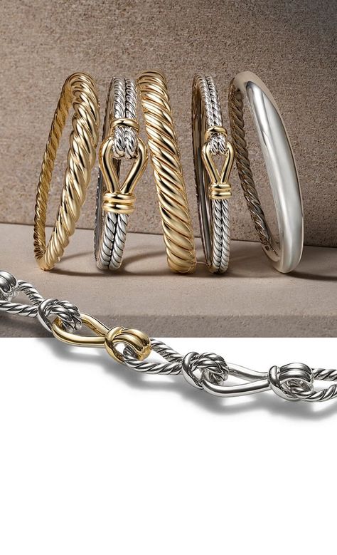 David Yurman | Designer Jewelry & Watches for Women and Men David Yurman Cable Bracelet, David Yurman Bracelet, Luxury Jewelry Brands, Cable Bracelets, Watches For Women, David Yurman Jewelry, Jewelry Essentials, Jewelry Brand, David Yurman