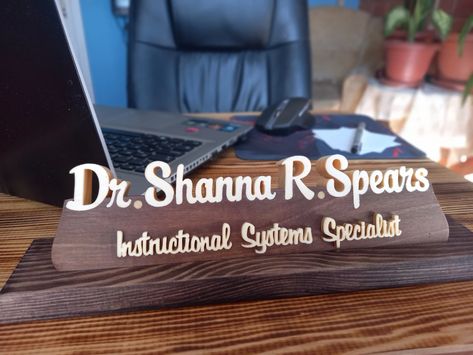 Name Board Design, Doctor Lawyer, Office Name Plate, Name Holder, Office Desk Name Plates, Doctor Names, Handmade Desks, Name Plate Design, Table Name