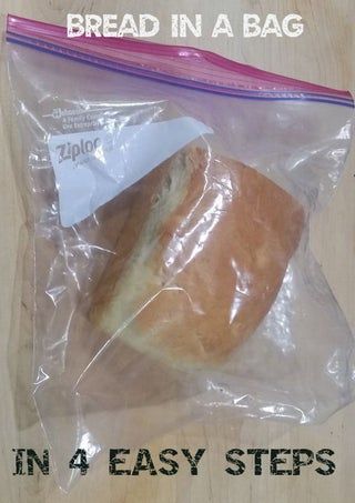 Bread in a Bag in 4 Easy Steps : 4 Steps (with Pictures) - Instructables Bread In Bag, Bread In A Bag Recipe, Bread In A Bag, Bread In The Oven, Sugar Free Bread, Microwave Bread, Yummy Bread, Beautiful Bread, Bread Rolls Recipe