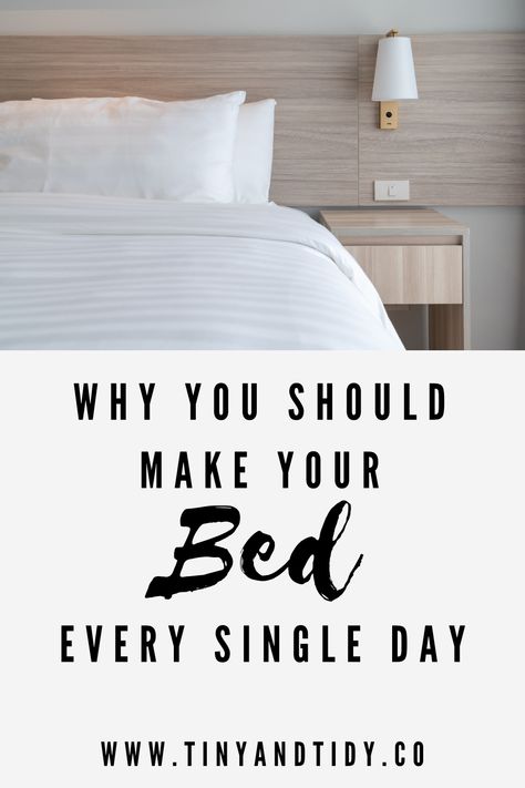 I've been making my bed every morning for the past few months and I've noticed quite a few benefits of doing so. Find out why you should add making your bed to your morning routine. What Would You Do If I Was In Your Bed, How To Properly Make A Bed, Make Your Bed Quote, Reasons To Get Out Of Bed, How To Get Out Of Bed Motivation, How To Get Out Of Bed In The Morning, Making My Bed, Bed Quotes, Making Your Bed