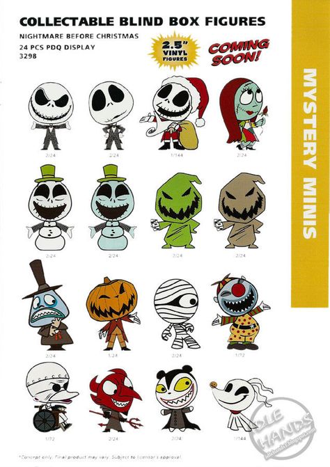 2013 Funko Mystery Mini NIGHTMARE BEFORE CHRISTMAS Figure Blind New Sealed Box Jack Skellington Drawing, Jack Movie, Jack Skellington Tattoo, Jack Nightmare Before Christmas, Nightmare Before Christmas Characters, Nightmare Before Christmas Drawings, Nightmare Before Christmas Tattoo, Christmas Svgs, Nightmare Before Christmas Decorations