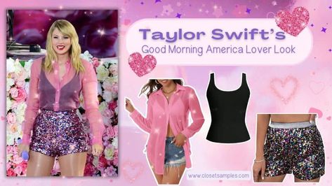 Taylor Swift is known for her iconic fashion choices, and her performance look on Good Morning America to promote her Lover album on August 22, 2019, was no exception. For those who admired her outfit and wished they could recreate the same style, there's good news—you can achieve a very similar look for a fraction of the price. In fact, the total cost for this SHEIN-inspired ensemble is only $15.57, compared to the original pieces that totaled over $695!   Here's how you can snag this look… Lover Performance, Free Samples Without Surveys, Lover Album, Free Baby Samples, Dollar Tree Gifts, Money Saving Apps, Baby Samples, Homeschool Freebies, Iconic Fashion