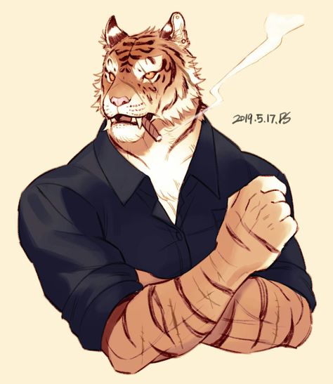 Anthro Tiger Male, Tiger Oc Human, Tiger Character Design, Tiger Growling, Tiger Oc, Tiger Art, A Tiger, Arte Animal, Creature Art