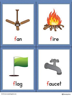 F Pictures Letter, Letter F Words And Pictures, Letter F Flashcards, F For, Letters Flashcards, Alphabet Word Wall Cards, Unfamiliar Words, Alphabet Word Wall, Jolly Phonics Activities