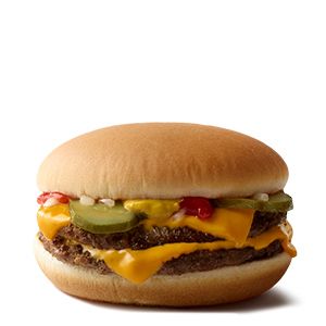 Cheeseburger Mcdonalds, Mcdonalds Breakfast Menu, Mcdonalds Calories, Golo Diet, Mcdonald Menu, Double Cheeseburger, Burger Menu, Healthy Menu, Delicious Burgers