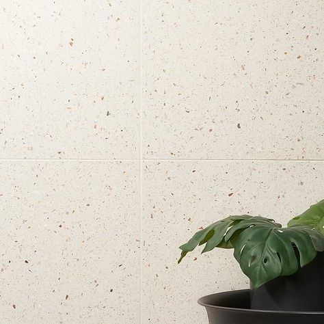 True Terrazzo Kashmir Beige 16x16 Polished Terrazzo Tile Kitchen Counter Tile, Cream Backsplash, Polished Cement, Terrazzo Floor, Contemporary Tile, Shower Floor Tile, Terrazzo Tile, Terrazzo Tiles, Ivy Hill Tile