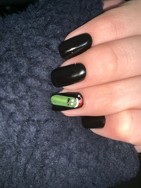 Pickle rick Pickle Rick Nails, Pickle Nails, Nails Suggestions, Rick And Morty Nails, Rick And, Cartoon Nails, Rick And Morty Poster, Pickle Rick, Rick Y Morty