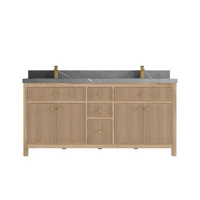 A stunning centrepiece that brings sophistication and functionality to your bathroom space, the Sonoma Teak Vanity has been meticulously crafted with premium materials and thoughtful design. Experience the harmonious fusion of form and function, with a reeded design that not only enhances the vanity’s visual appeal, but also adds a tactile element that invites a sensory experience.Designed with simplicity in mind, the Sonoma Teak Vanity includes multiple drawers and cabinets, offering ample stor Reeded Cabinets, Calacatta Laza Quartz, Calacatta Laza, 72 Vanity, Teak Vanity, Hardwood Plywood, Double Sink Bathroom, Double Bathroom, Double Sink Bathroom Vanity