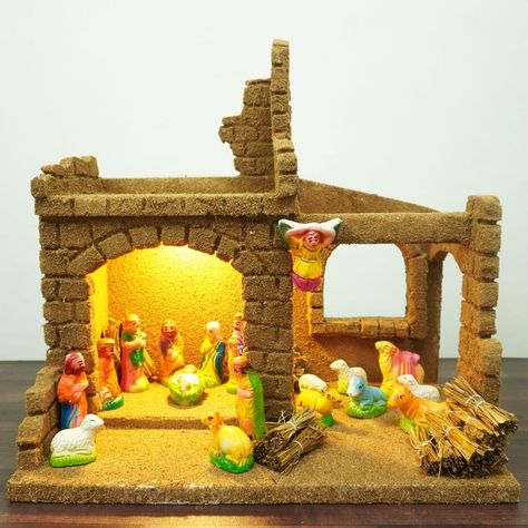 How to Make Christmas Crib | DIY Nativity Scene | Easy & Simple Home Made Crib Using Thermocol | Styrofoam | How to Make Christmas Crib | DIY Nativity Scene | Easy & Simple Home Made Crib Using Thermocol #christmascrib #christmas #christmas2021 #nativityscene... | By Craft Lead Easy Crib Ideas Christmas Diy, Crib Ideas Christmas, Crib Ideas Christmas Diy, Christmas Crib Ideas At Home Diy, Christmas Crib Designs, Diy Nativity Scene, Crib Diy, Christmas Crib Ideas, Crib Ideas