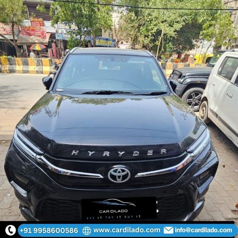 🚙 2023 Toyota Urban Cruiser Hyryder: Your Next Ride Awaits! 🔥 First Owner 🖤 Midnight Black 🚗 2023 Model Year This 2023 Toyota Urban Cruiser Hyryder is everything you’re looking for in a top-quality SUV. With just one owner, it’s in excellent condition and ready to go wherever the road takes you. 👀 Don’t miss out – Visit www.cardilado.com or call +91 9958600586 now! 🔹 Car Dilado – Eye It, Try It, Buy It! #UrbanCruiser #ToyotaForSale #SingleOwner #MidnightBlackSUV #CarDilado #SUVForSale Suv For Sale, Midnight Black, Try It, The Road, Toyota, Suv, Road, Quick Saves, Black