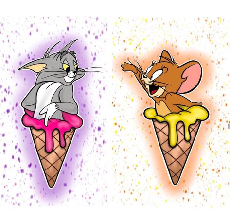 Tom and Jerry, Tattoo Design Jerry Wallpaper, Beautiful Pencil Drawings, Tulip Drawing, Petit Tattoo, Tattoos Unique, Easy Drawings For Beginners, Flower Line Drawings, Tom Y Jerry, Classic Cartoon Characters