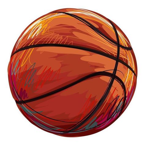 Basketball Drawings, Basket Anime, Bola Basket, Ball Drawing, Basketball Posters, Basketball Photography, Artist Wall, Basketball Wallpaper, Basketball Design