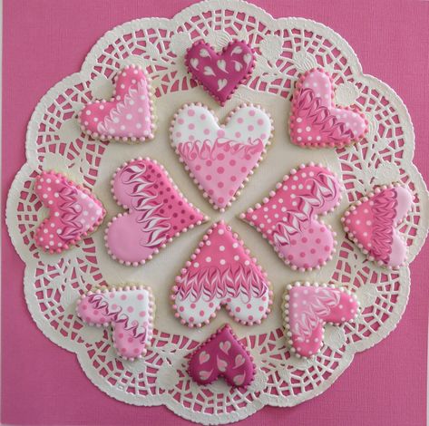 Saturday Spotlight: Top 10 Cookies | Cookie Connection Frosted Valentine Cookies, Scottie Cookies, Business Cookies, Heart Cookies Decorated, Specialty Cookies, Valentine Goodies, Cookies Valentines, Elegant Cookies, Valentines Day Sugar Cookies