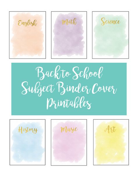 Free Back-to-School Subject Binder Printables (Operation Organization!) | Less Than Perfect Life of Bliss | home, diy, travel, parties, family, faith School Organization Ideas, Binder Covers Free, Binder Cover Templates, Christian Homeschool Curriculum, Medical Binder, Binder Covers Printable, Blog Organization, Homeschooling Tips, Binder Printables