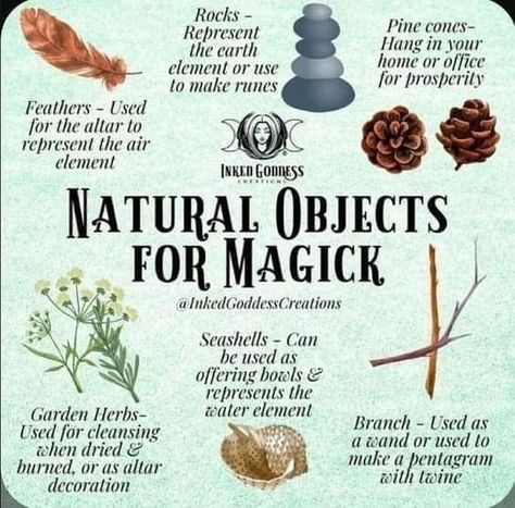 Natural Objects, Green Witchcraft, Wiccan Magic, Witch Spirituality, Magic Spell Book, Grimoire Book, Wiccan Spell Book, Magick Book, Witchcraft Spell Books