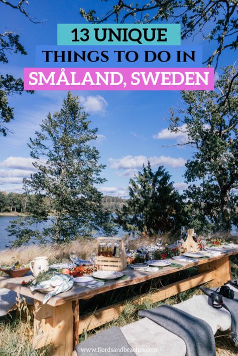 13 Fun and unique things to do in Smaland, Sweden (Småland) Sweden Trip, Visit Sweden, Sweden Travel, Travel Keepsakes, International Travel Tips, Backpacking Europe, Ski Slopes, Vacation Deals, Malmo