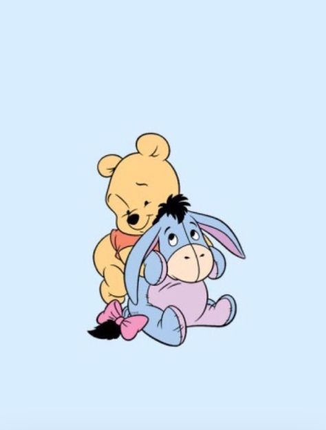 Cute Disney Characters, Disney Characters Wallpaper, Winnie The Pooh Pictures, Cute Winnie The Pooh, Cute Disney Drawings, Wallpaper Disney, Images Kawaii, Disney Background, Flowers Wallpapers