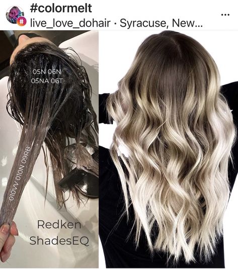 Redken Shades Eq Formulas Blondes Root Tap, Shadow Root Blonde Formula, Reverse Balayage Redken Formula, Redken Root Melt Formula, Redken Shadow Root Formula, Blonde Formulas Redken, Redken Shades Eq Root Smudge Formulas, Reverse Balayage Formula, Shades Eq Root Smudge Formula