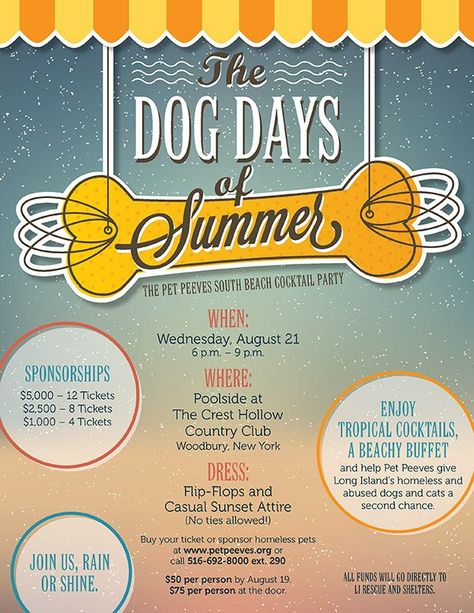 https://www.longisland.com/news/08-06-13/pet-peeves-dog-days-of-summer-event-to-collect-pet-food-donations-for-long-island-cares.html Dog Adoption Event, Animal Shelter Fundraiser, Animal Rescue Fundraising, Dog Event, Dog Fundraiser, Food Donations, Pet Adoption Event, Pet Event, Shelter Ideas