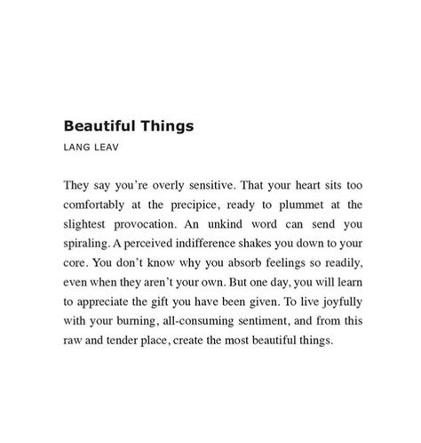 Unkind Words, Lang Leav, Romantic Book Quotes, Cute Words, Writing Therapy, Romantic Books, Happy Words, Cute Texts, English Quotes