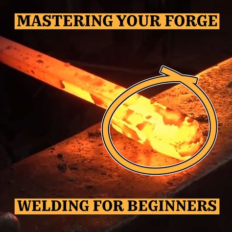 Forge Welding, Forging Ideas, Homemade Forge, Welding For Beginners, Coal Forge, Blacksmith Ideas, Forging Tools, Forging Knives, Pie Iron