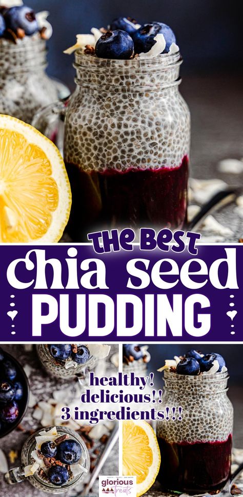 Best Chia Seed Pudding Recipe, Chia Seed Pudding Healthy, Best Chia Seed Pudding, Chia Seed Pudding Recipe, Fruit Granola, Ww Ideas, Healthy Fruit Salad, Vegetarian Recipes Dinner Healthy, Chia Seed Recipes Pudding