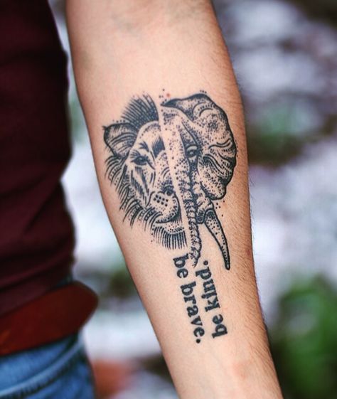 Tatuagem Masculina Pequena, Elephant Tattoo Design, Sunflower Tattoos, Elephant Tattoo, 1 Tattoo, Elephant Tattoos, Tattoo Designs And Meanings, Dream Tattoos, Dope Tattoos